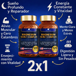 MAGNESIUM 12 EN 1 COMPLEX: La Única Fórmula con 12 Formas de Magnesio en Una Sola Cápsula.